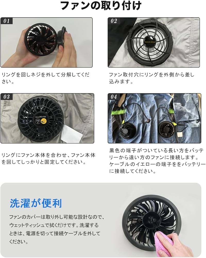 Amazon.co.jp: 【2025年新登場 40V/35V/30V超高出力】 ファン